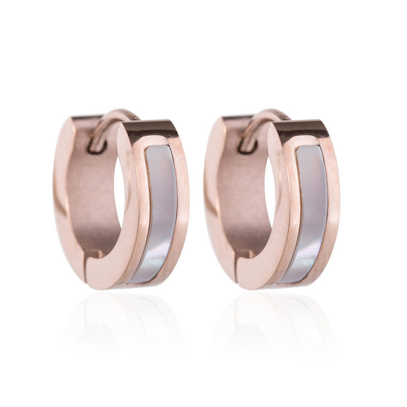 Black Round Earrings | Elegant Fashion Earrings for Women