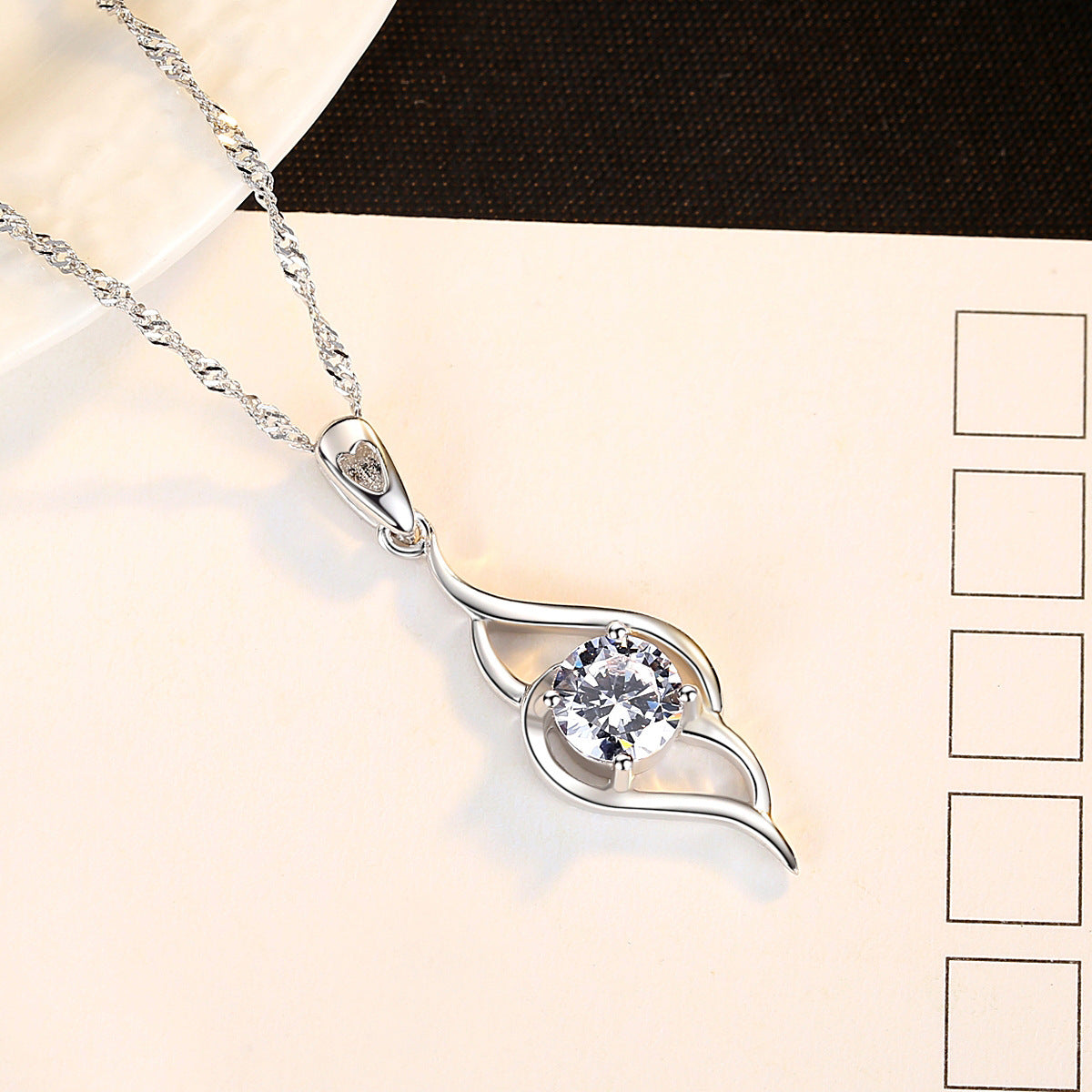 S925 Silver Pendant Necklace Women