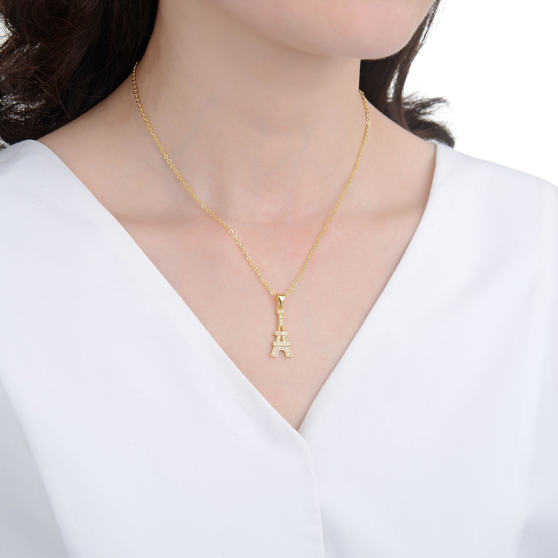 Tower Necklace Pendant For Women