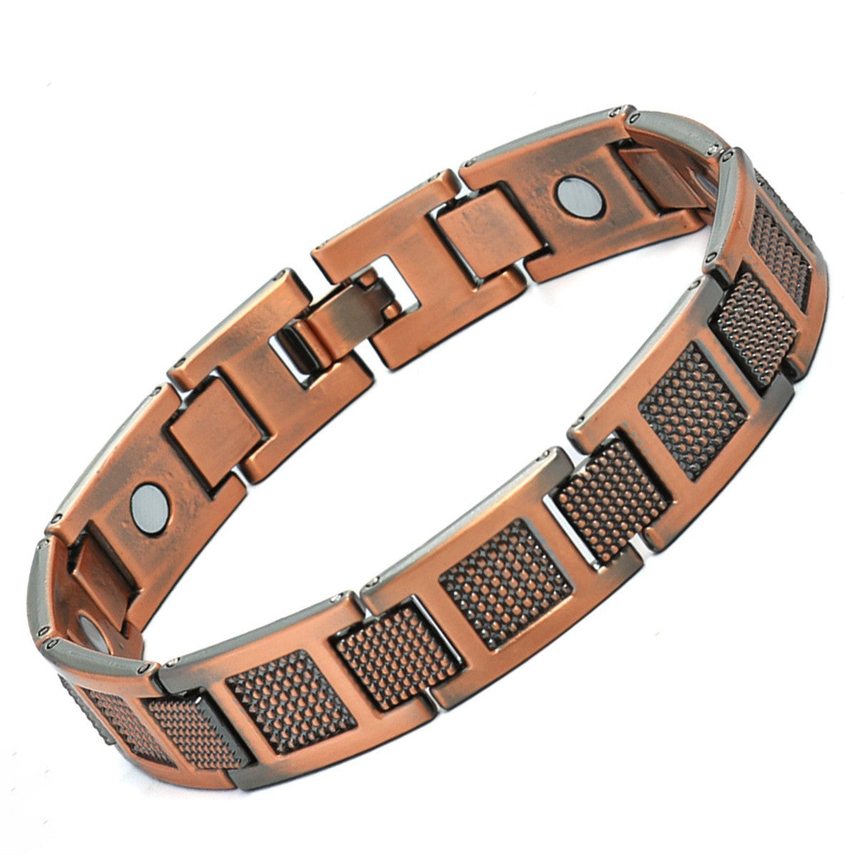 Bronze Magnet Bracelet | Retro Three-Row Detachable Couple Fashion Bracelet