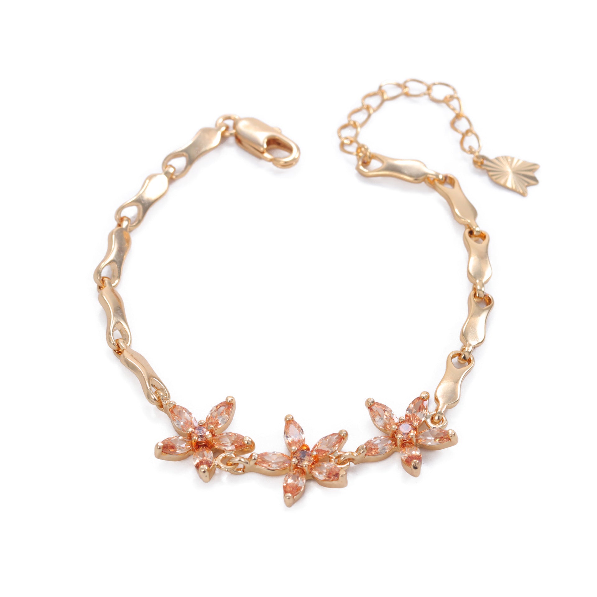 Clover Diamond Japanese And Korean Flower Bracelet For Women