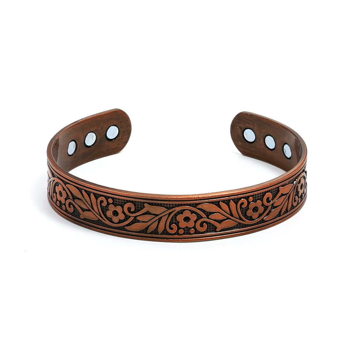 Bronze Magnet Bracelet | Retro Three-Row Detachable Couple Fashion Bracelet