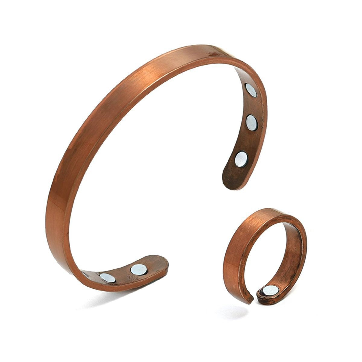 Bronze Magnet Bracelet | Retro Three-Row Detachable Couple Fashion Bracelet