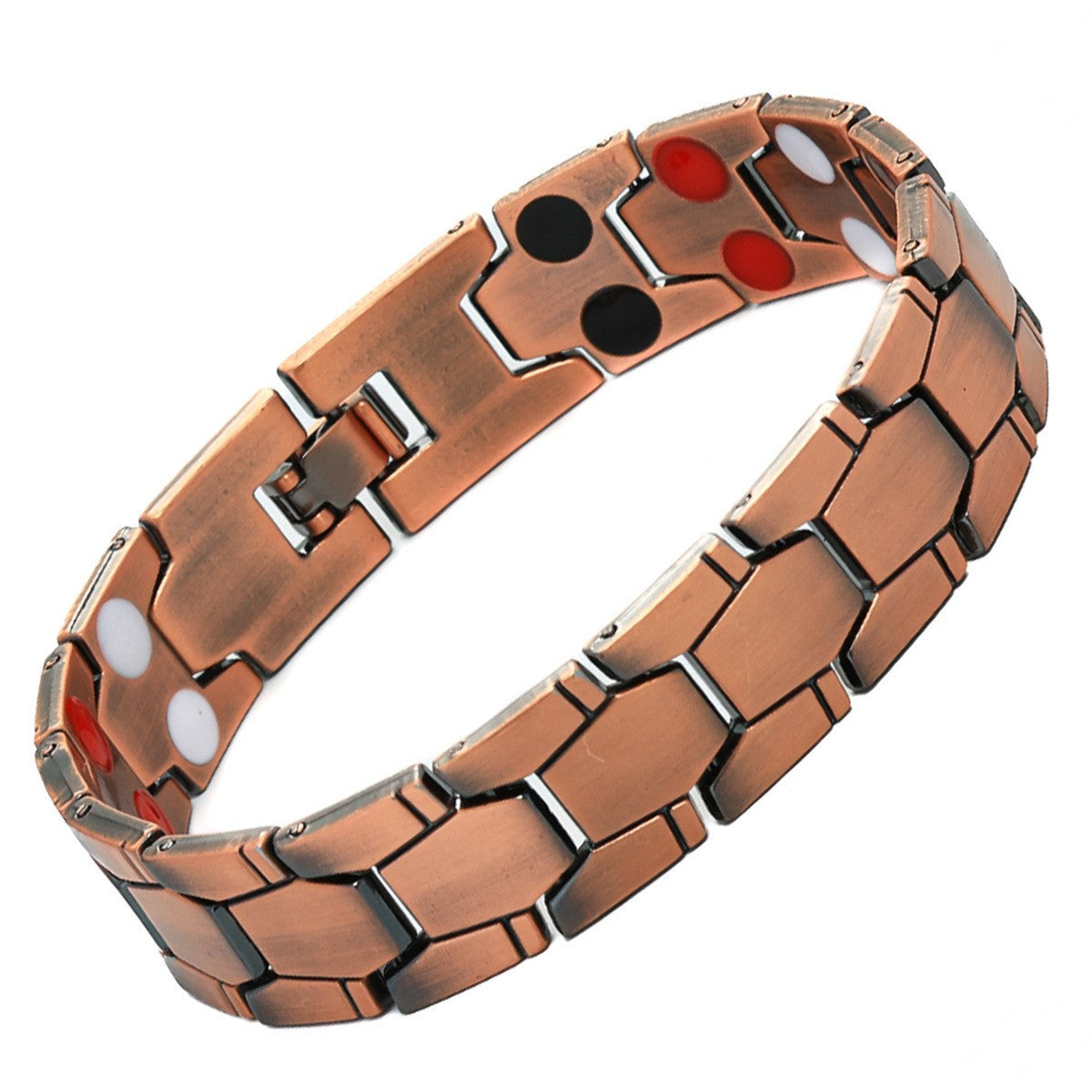 Bronze Magnet Bracelet | Retro Three-Row Detachable Couple Fashion Bracelet