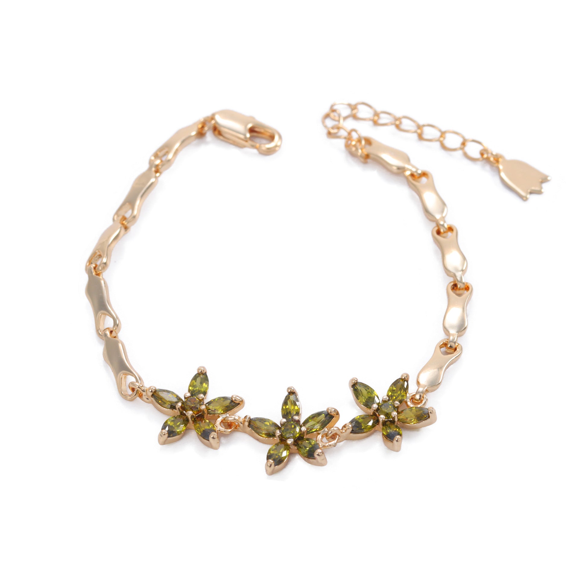 Clover Diamond Japanese And Korean Flower Bracelet For Women
